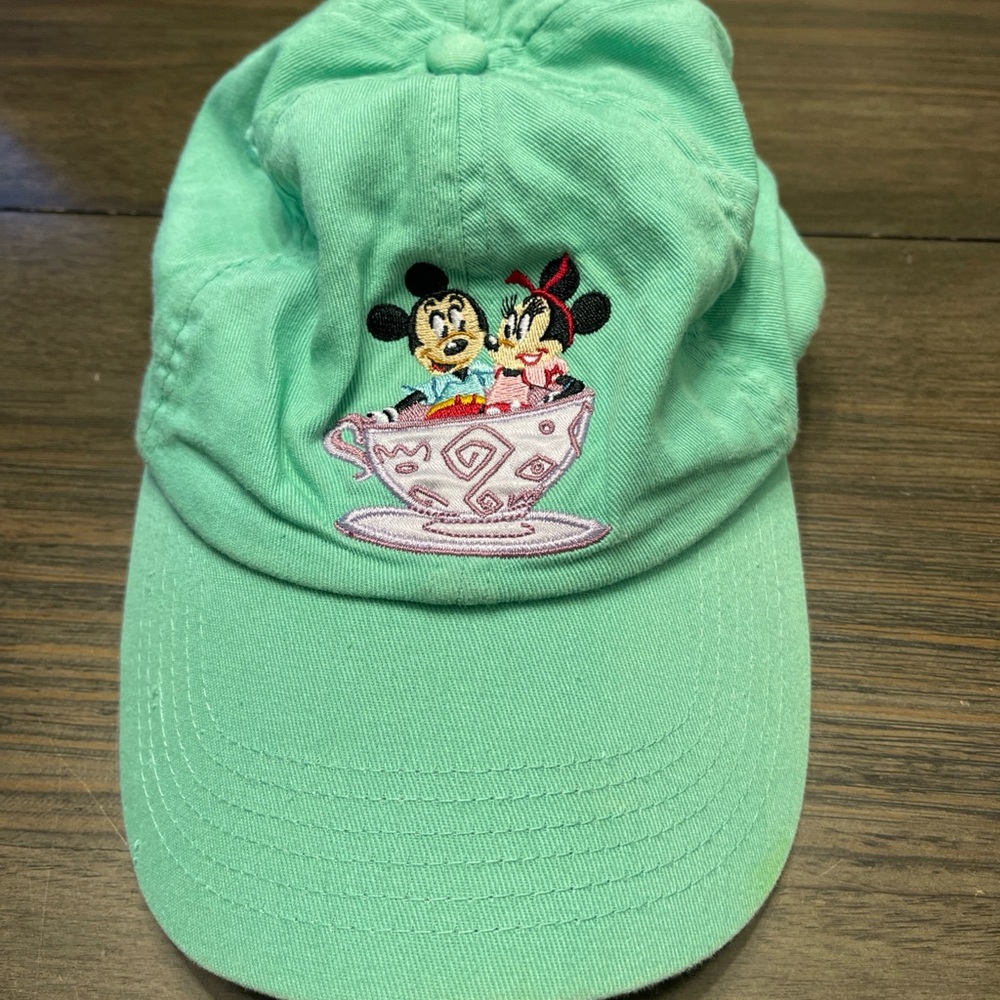 Disney Mint Green Mickey and Minnie Hat
